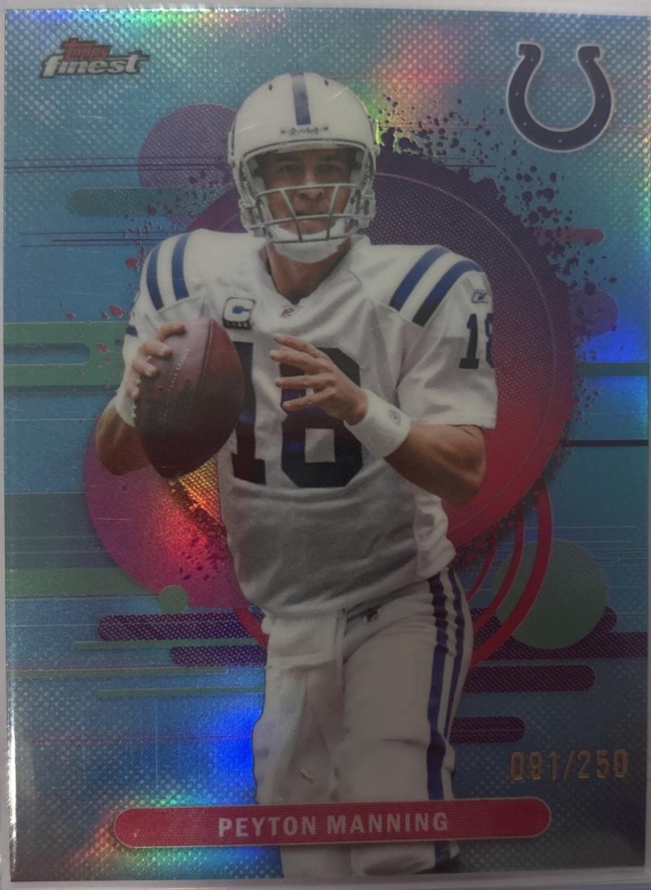 Peyton Manning [Sky Blue Refractor] #198