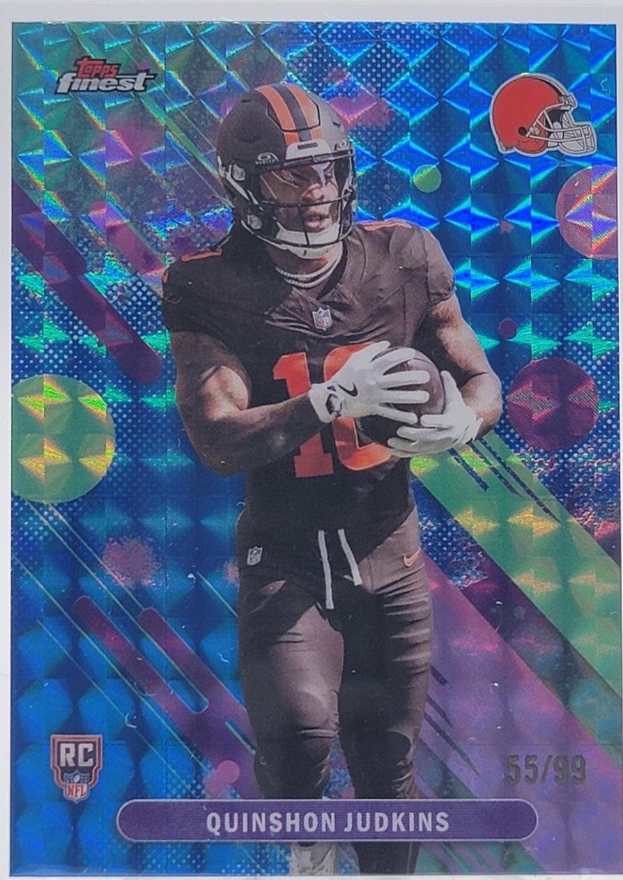 Quinshon Judkins [Blue Geometric] #13