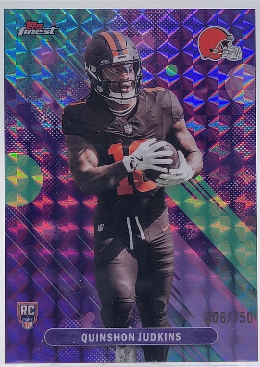 Quinshon Judkins [Purple Geometric] #13
