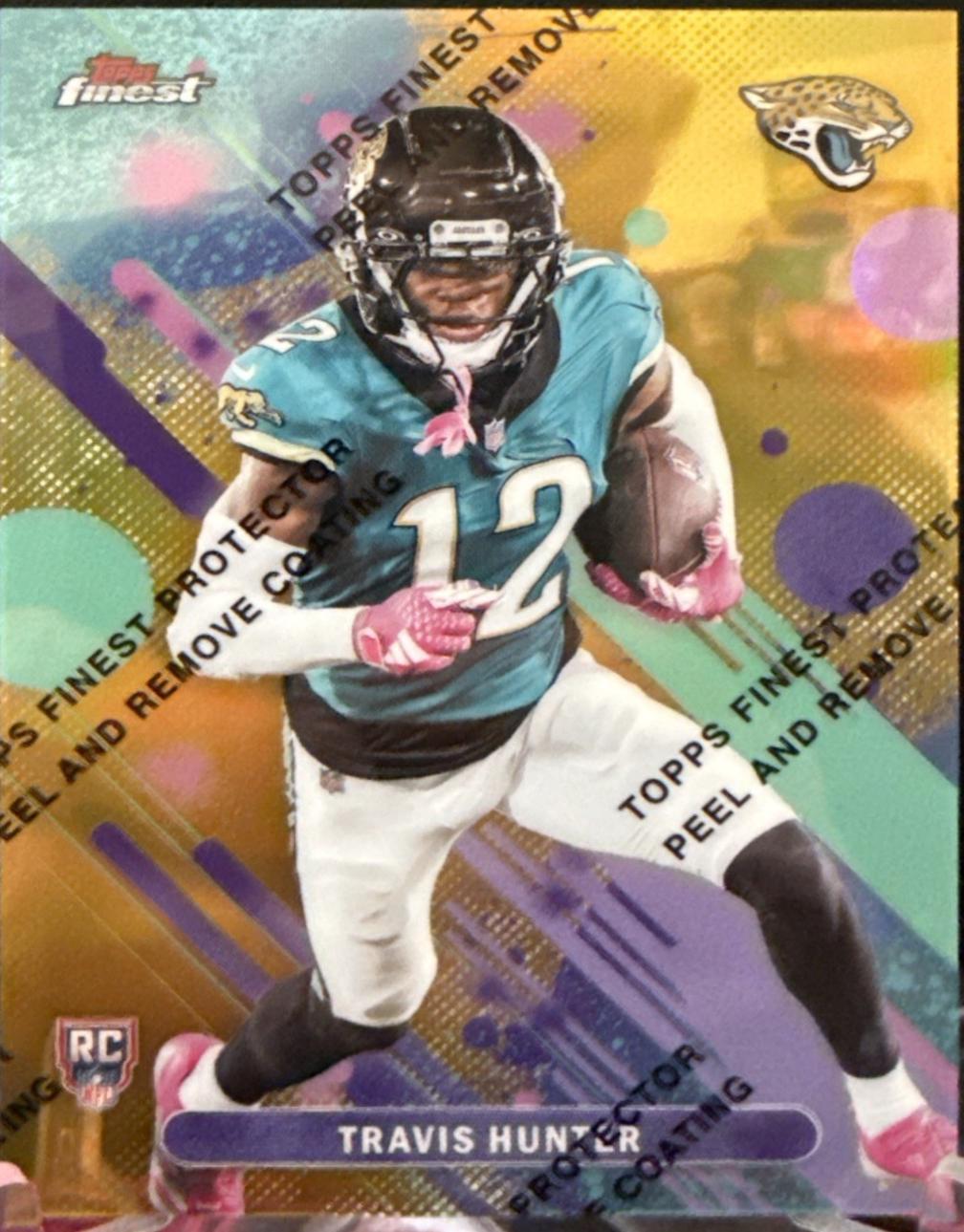 Travis Hunter [Gold Refractor] #22