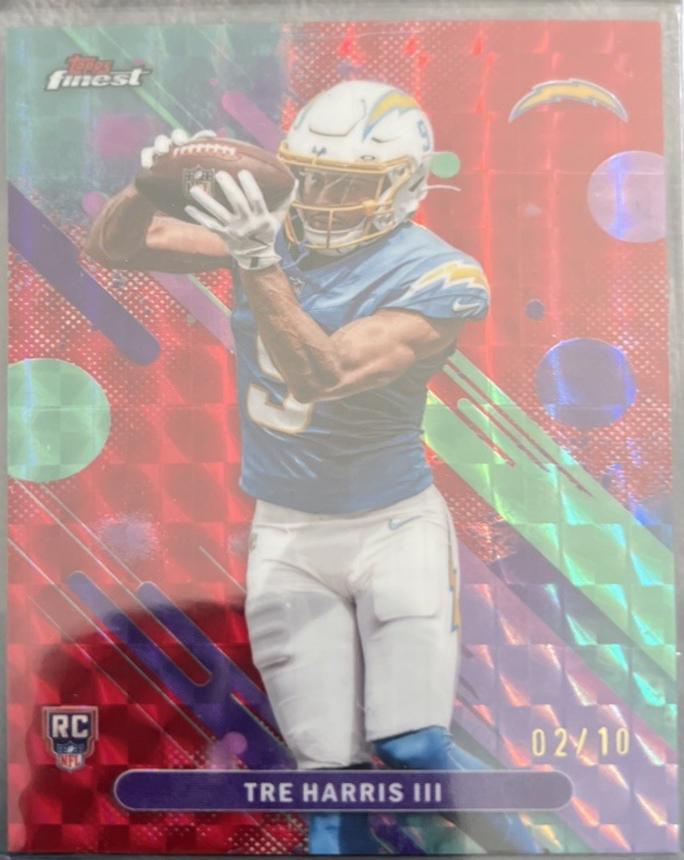 Tre Harris III [Red Geometric] #28