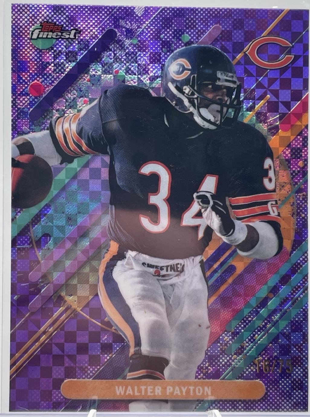 Walter Payton [Purple X-Fractor] #294