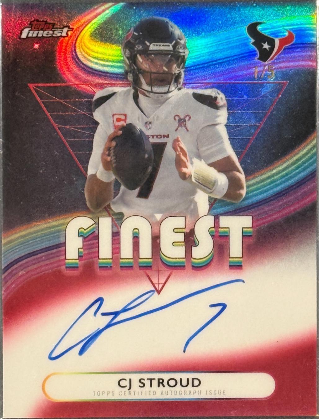 CJ Stroud [Red Refractor] #FA-CJS