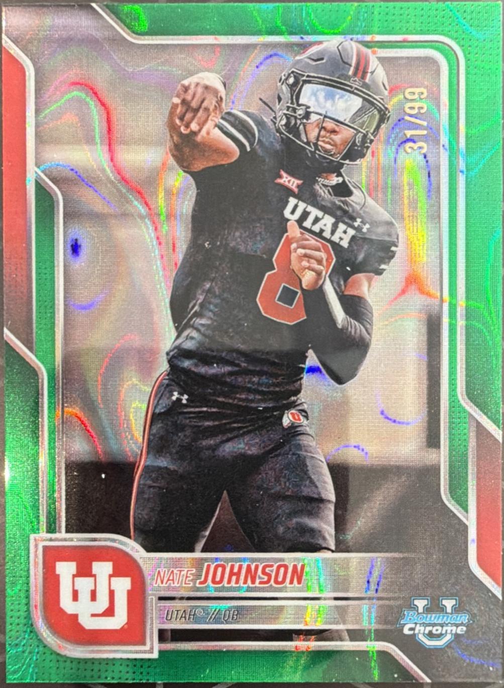 Nate Johnson [Green Lava Refractor] #57