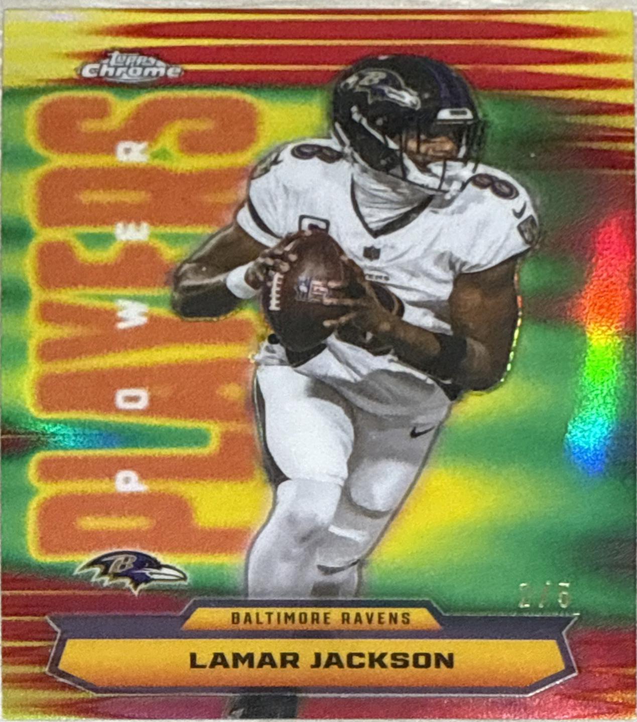 Lamar Jackson [Red Refractor] #PP-1
