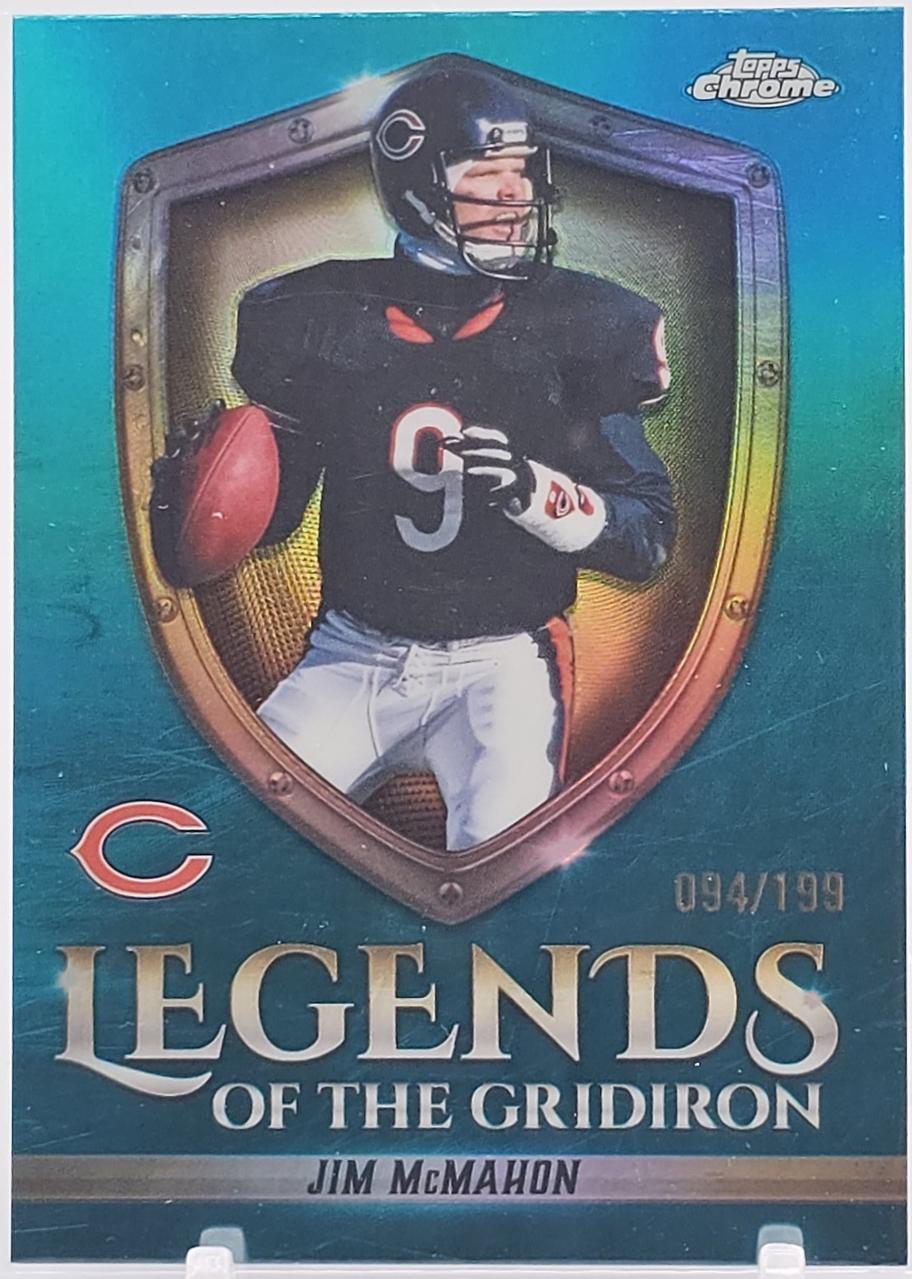 Jim McMahon [Aqua Refractor] #LOG-5