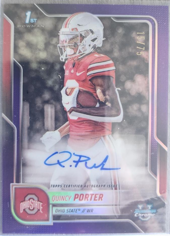 Quincy Porter [Purple Refractor] #BCA-QPO