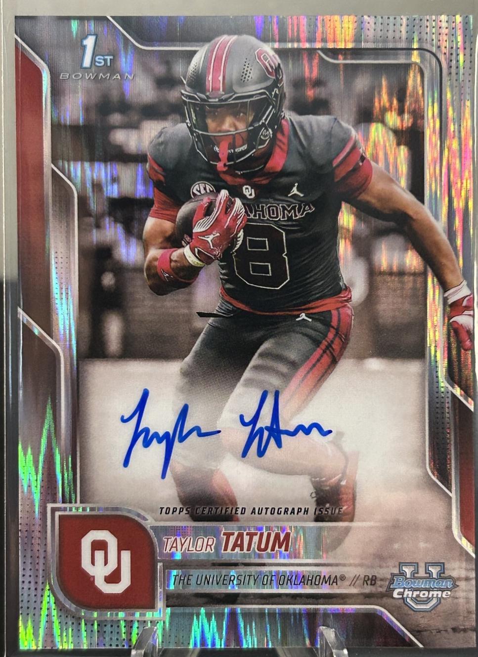 Taylor Tatum [Stealth Refractor] #BCA-TT