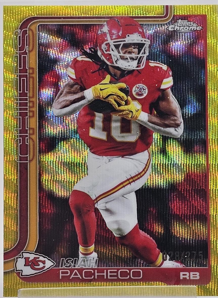 Isiah Pacheco [Gold Wave Refractor] #149