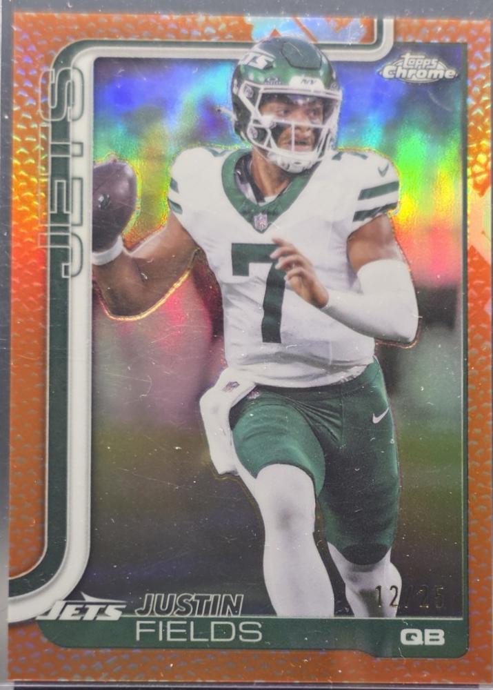 Justin Fields [Leather Orange] #237