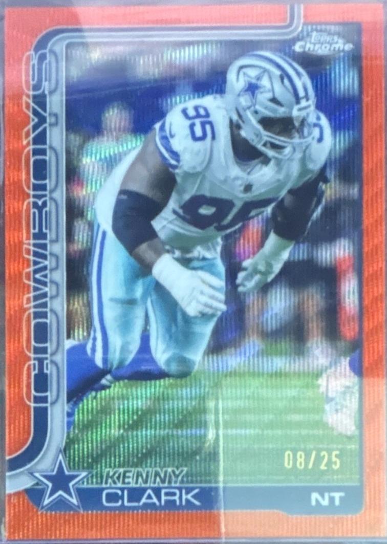 Kenny Clark [Orange Wave Refractor] #73
