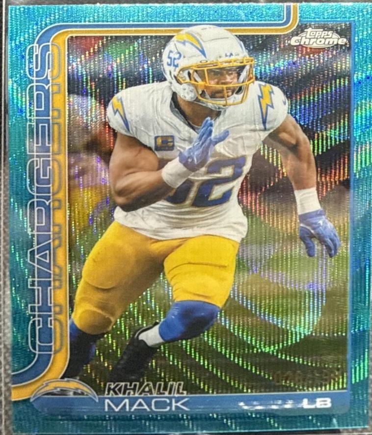 Khalil Mack [Aqua Wave Refractor] #160