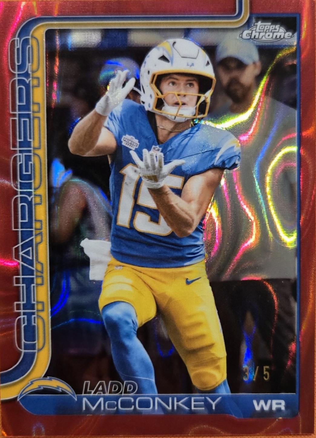 Ladd McConkey [Red Refractor] #156