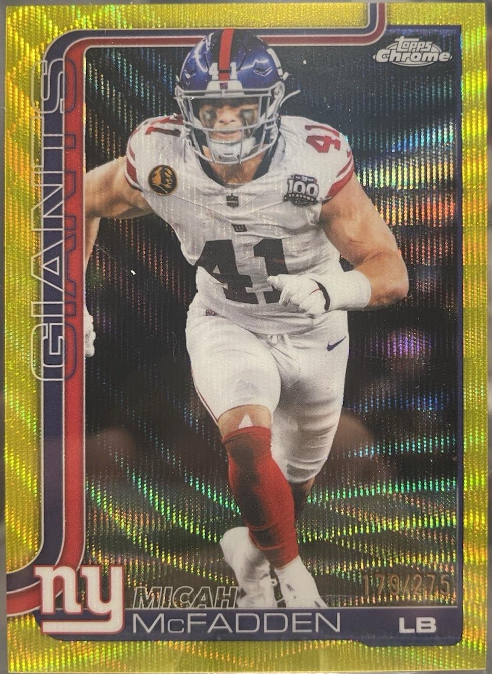 Micah McFadden [Yellow Wave Refractor] #232