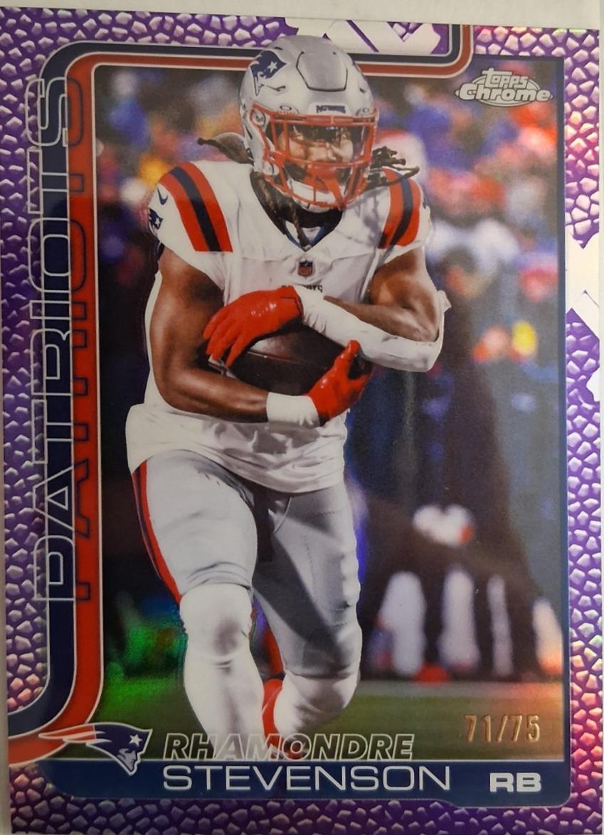 Rhamondre Stevenson [Leather Purple] #210