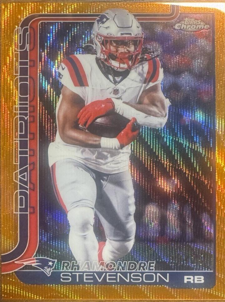 Rhamondre Stevenson [Orange Wave Refractor] #210