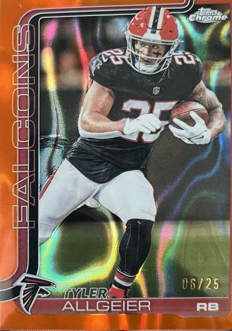 Tyler Allgeier [Orange Refractor] #17