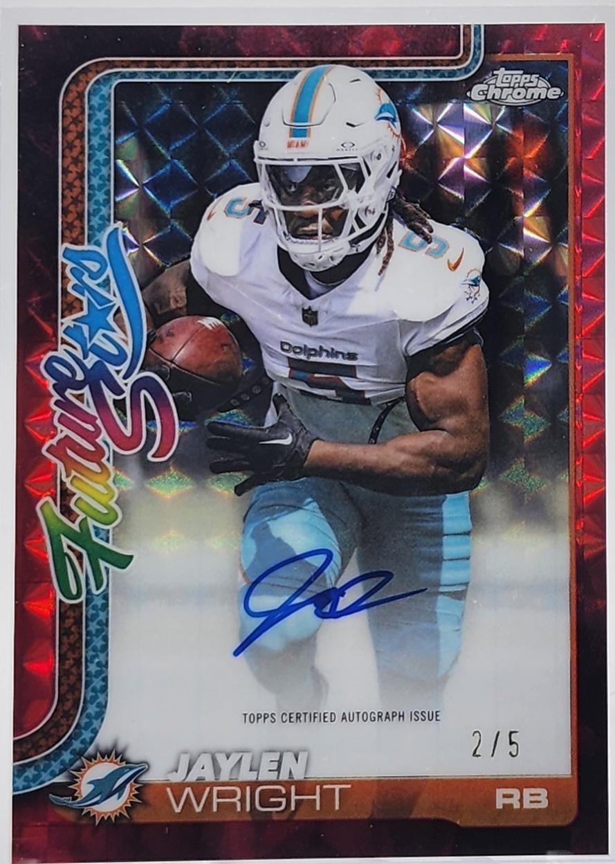 Jaylen Wright [Red Refractor] #FSA-JW