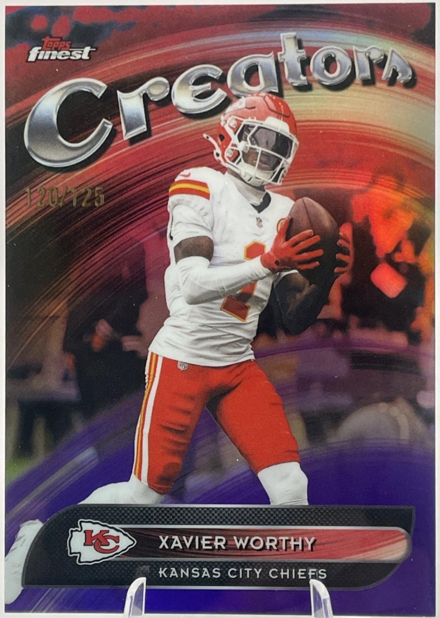 Xavier Worthy [Purple Refractor] #CR-15