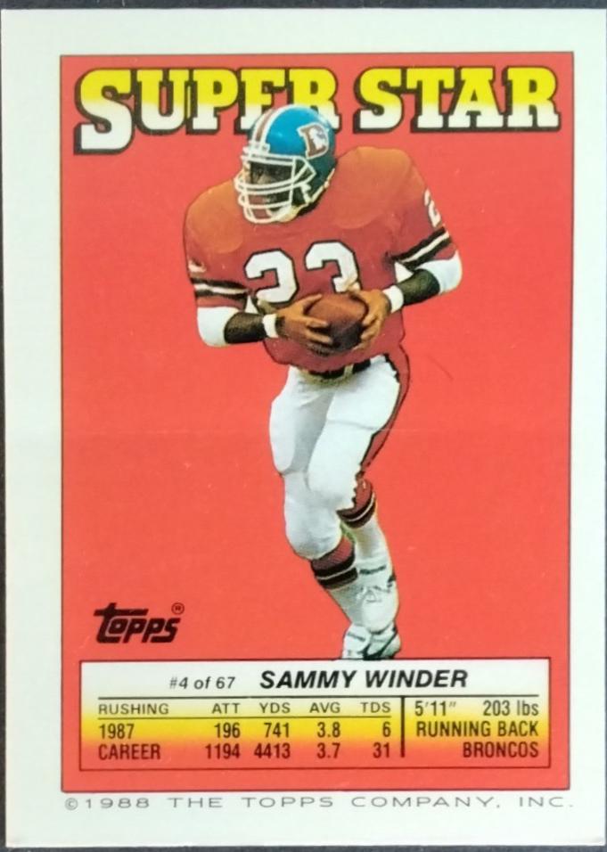 Sammy Winder #4