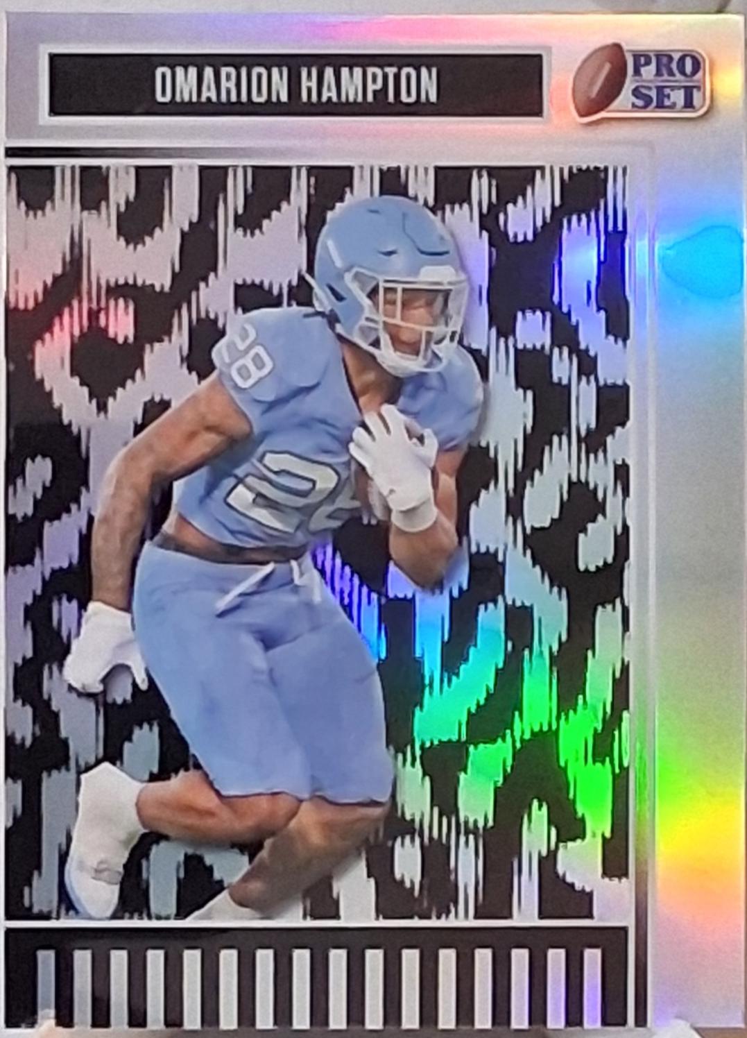 Omarion Hampton [Prismatic Silver] #122