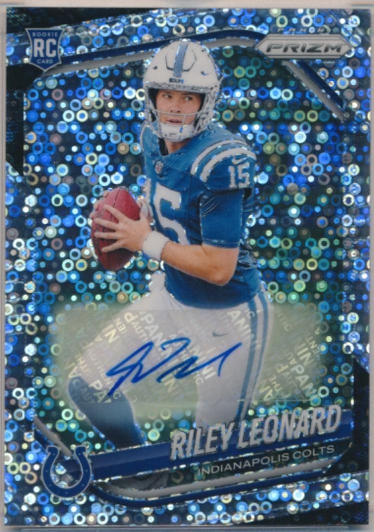Riley Leonard [Blue Disco Autograph] #342
