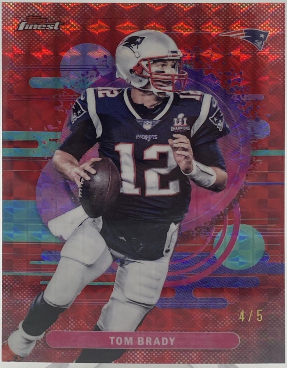 Tom Brady [Red Geometric] #197