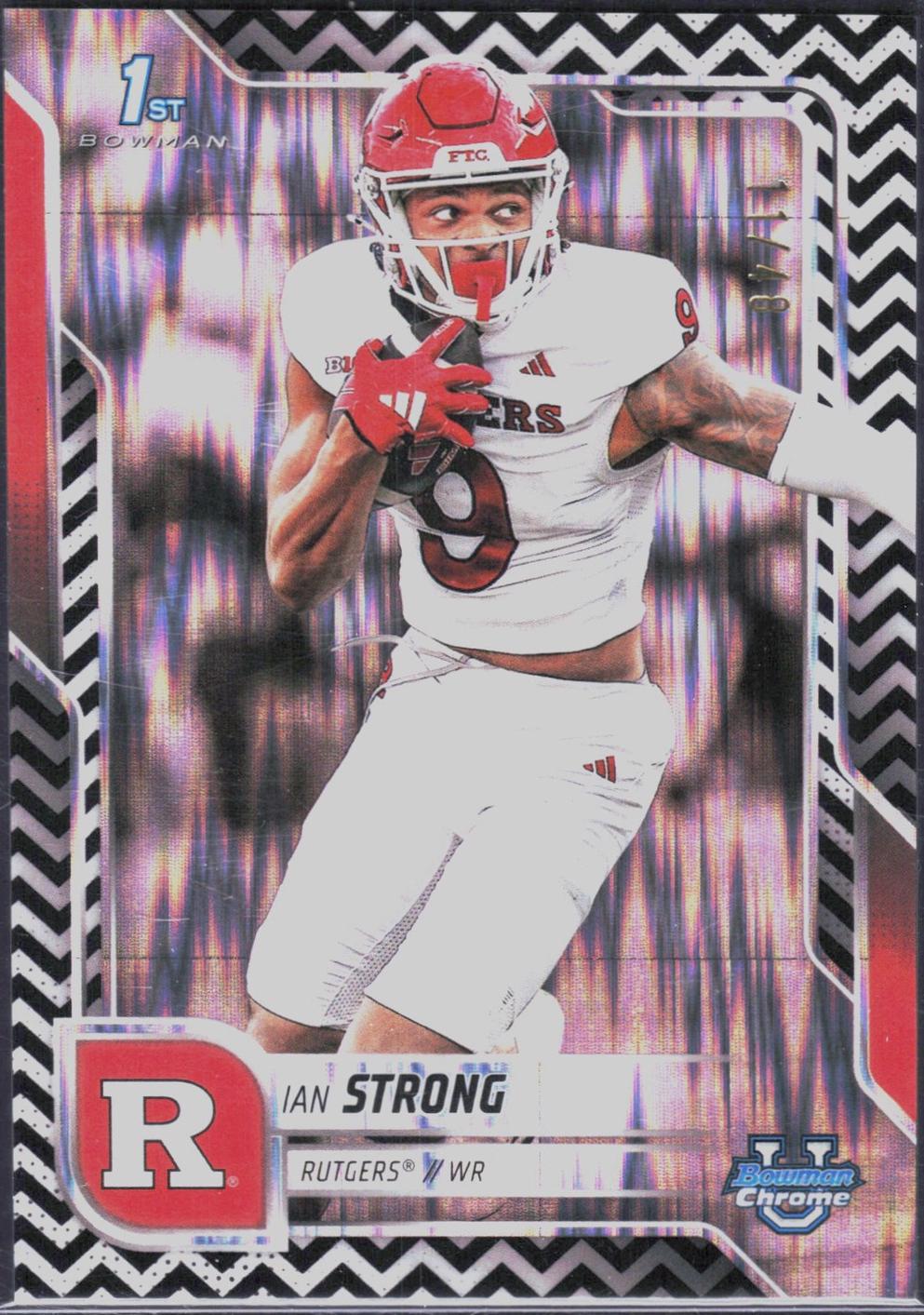 Ian Strong [Black White Stealth Refractor] #119