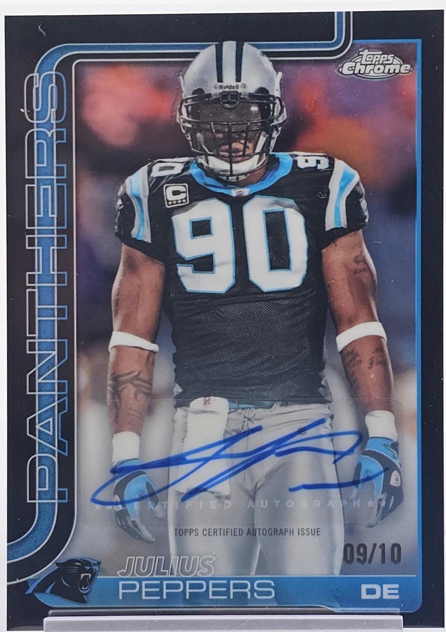 Julius Peppers [Black Refractor] #CLA-JP