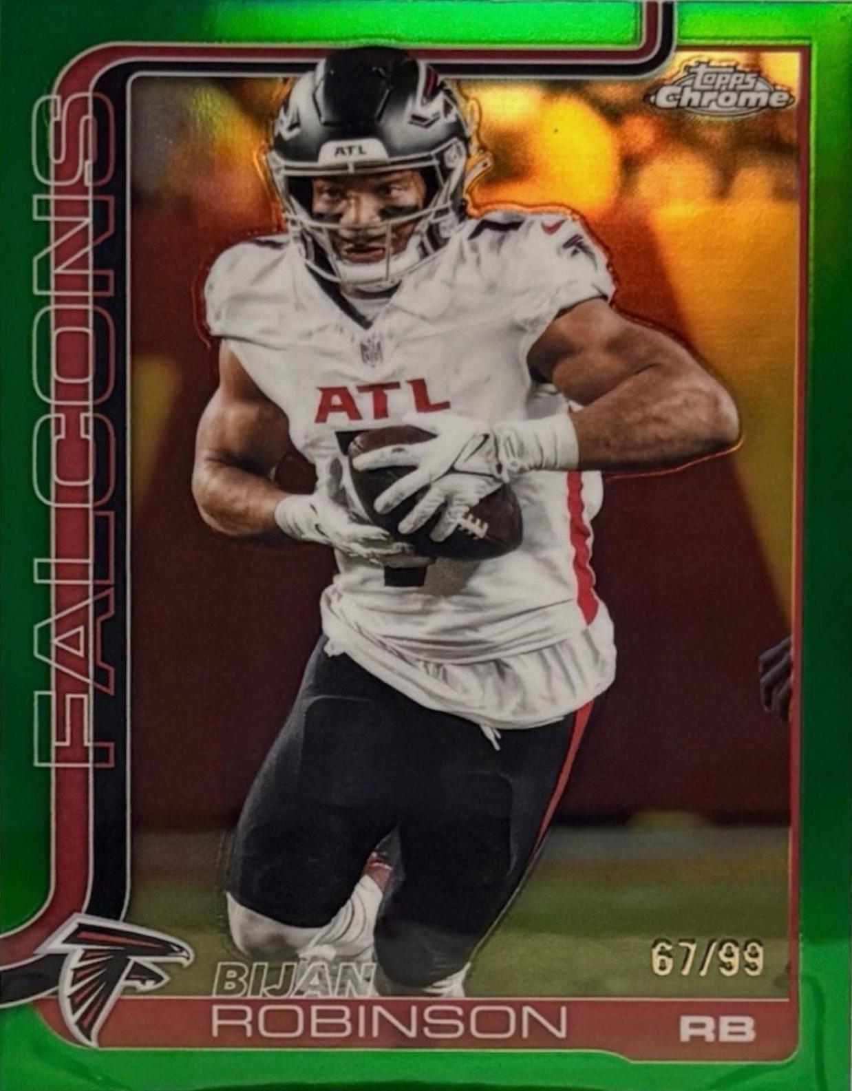 Bijan Robinson [Green Refractor] #16
