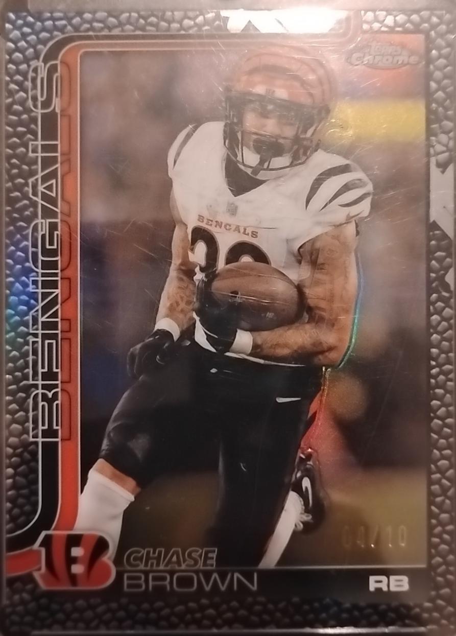 Chase Brown [Black Refractor] #62