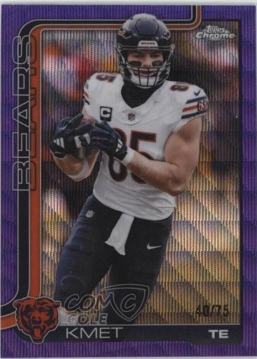 Cole Kmet [Purple Wave Refractor] #51