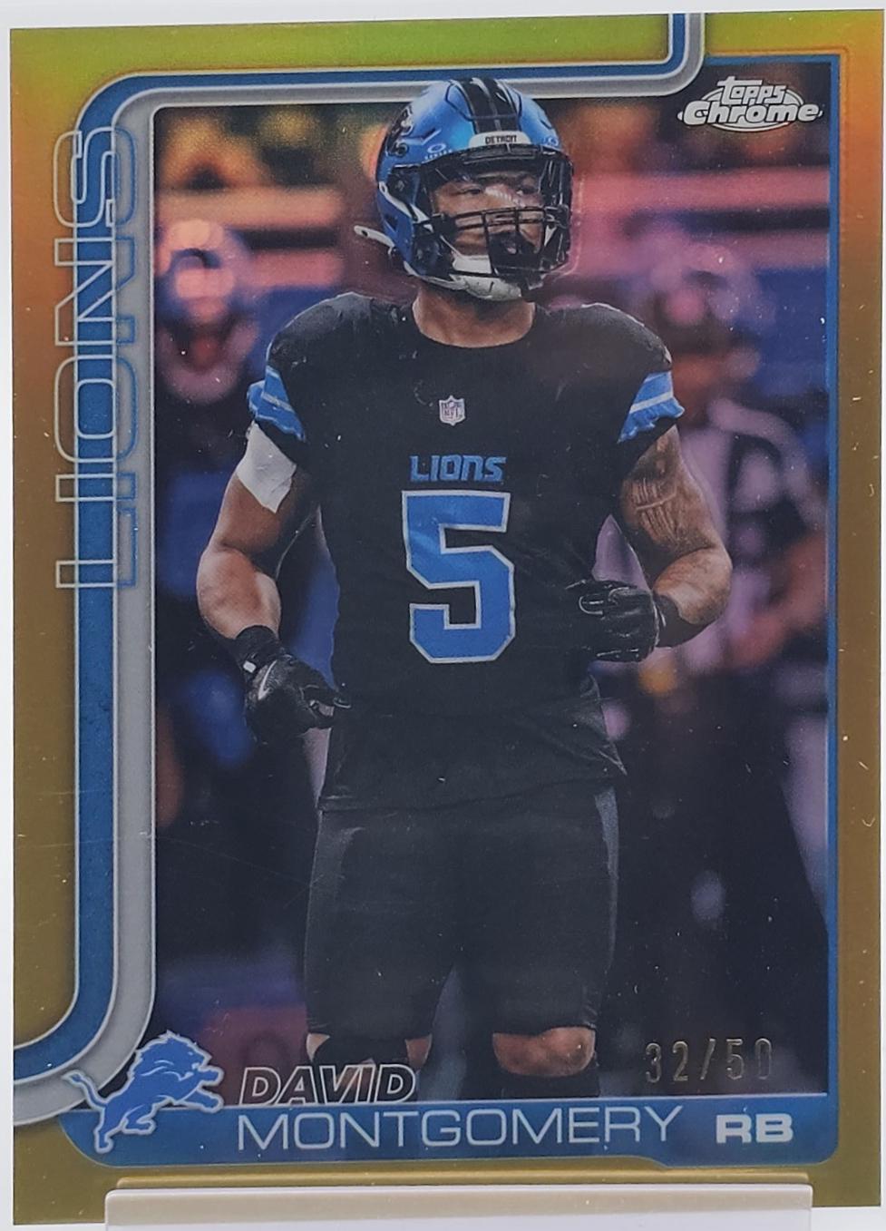 David Montgomery [Gold Refractor] #103