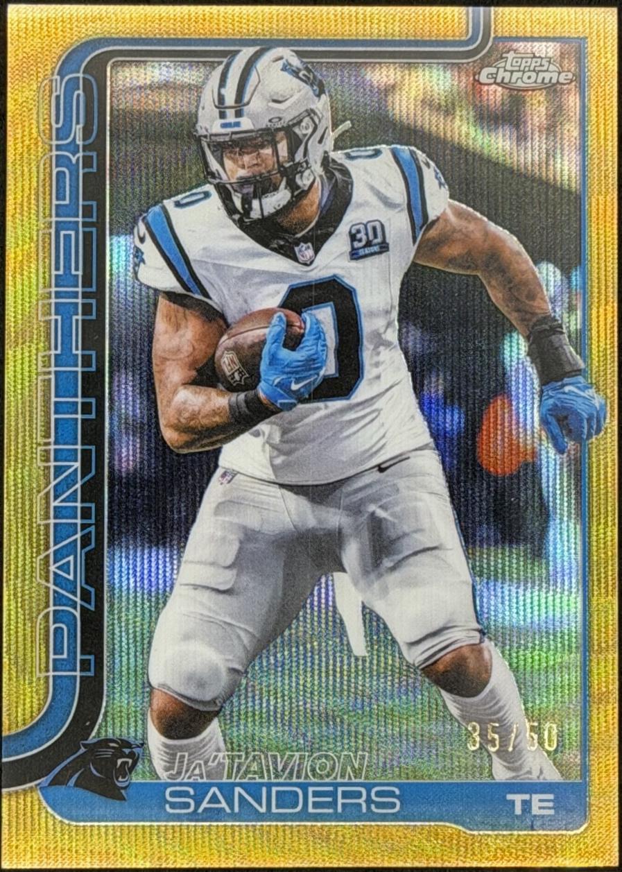 Ja'Tavion Sanders [Gold Wave Refractor] #45