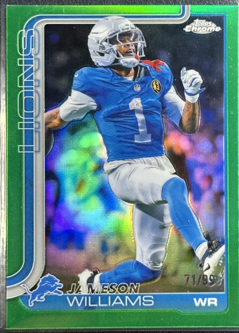 Jameson Williams [Green Refractor] #97