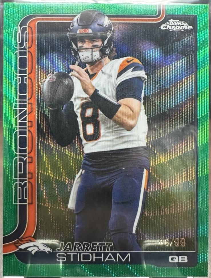 Jarrett Stidham [Green Wave Refractor] #89