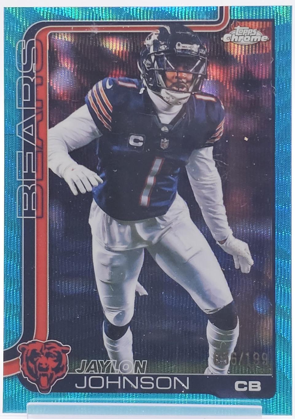 Jaylon Johnson [Aqua Wave Refractor] #57