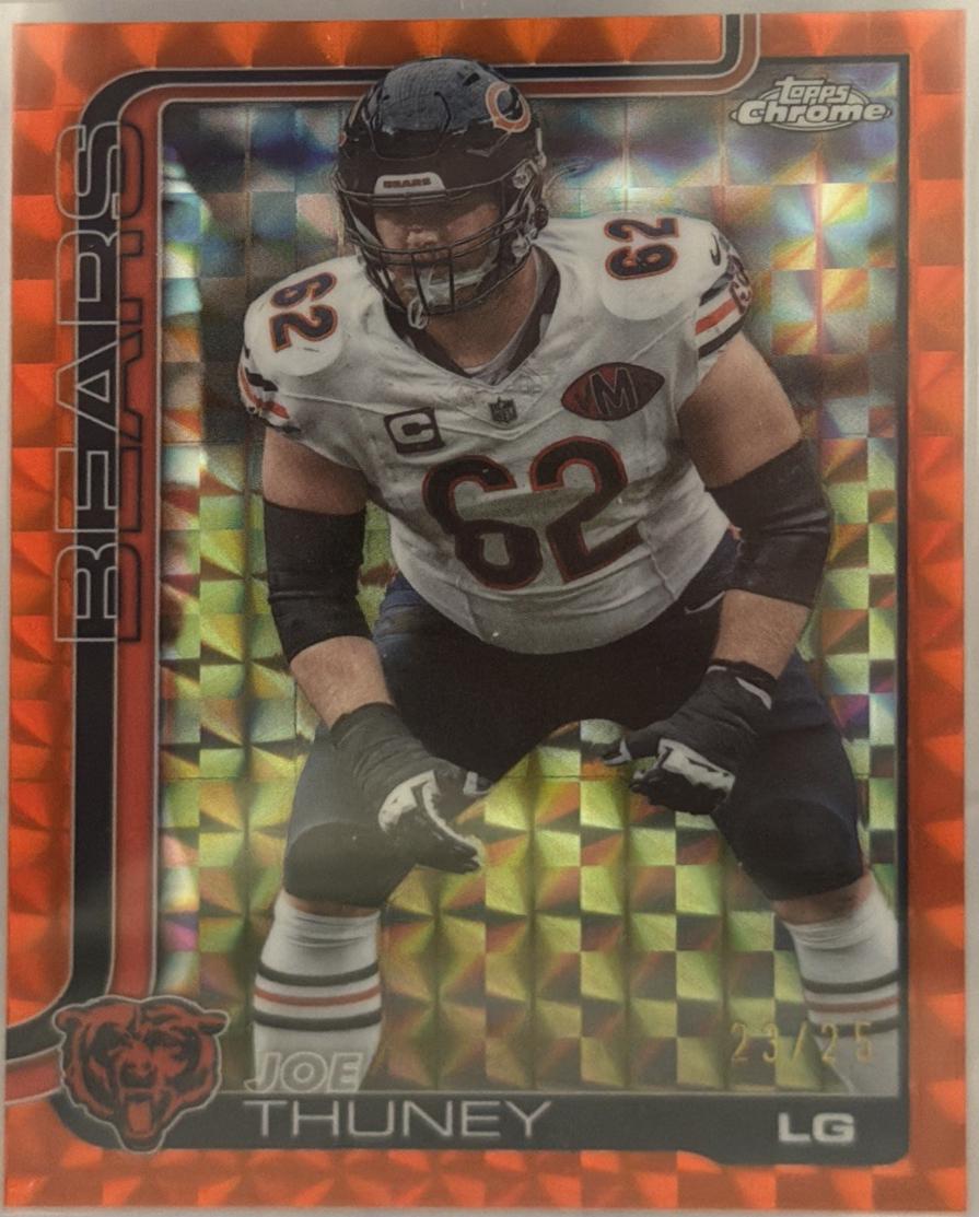 Joe Thuney [Orange Geometric Refractor] #50