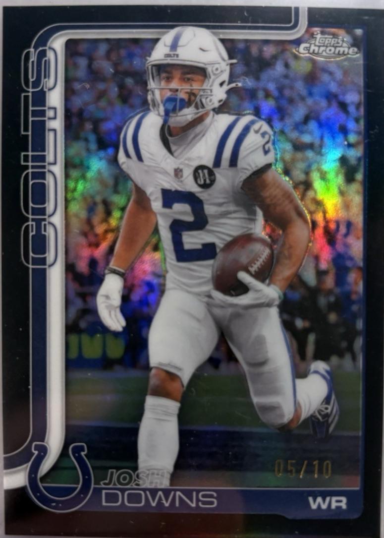 Josh Downs [Black Refractor] #127