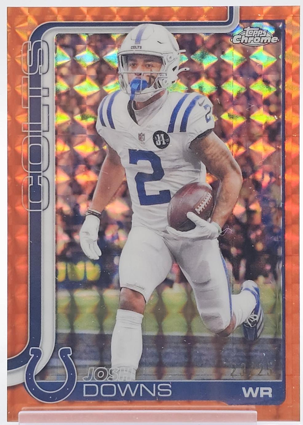 Josh Downs [Orange Geometric Refractor] #127