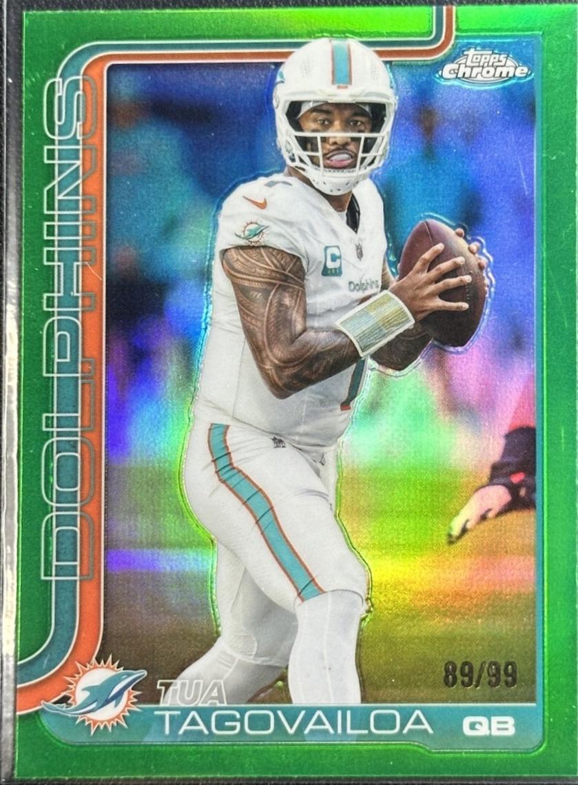 Tua Tagovailoa [Green Refractor] #187