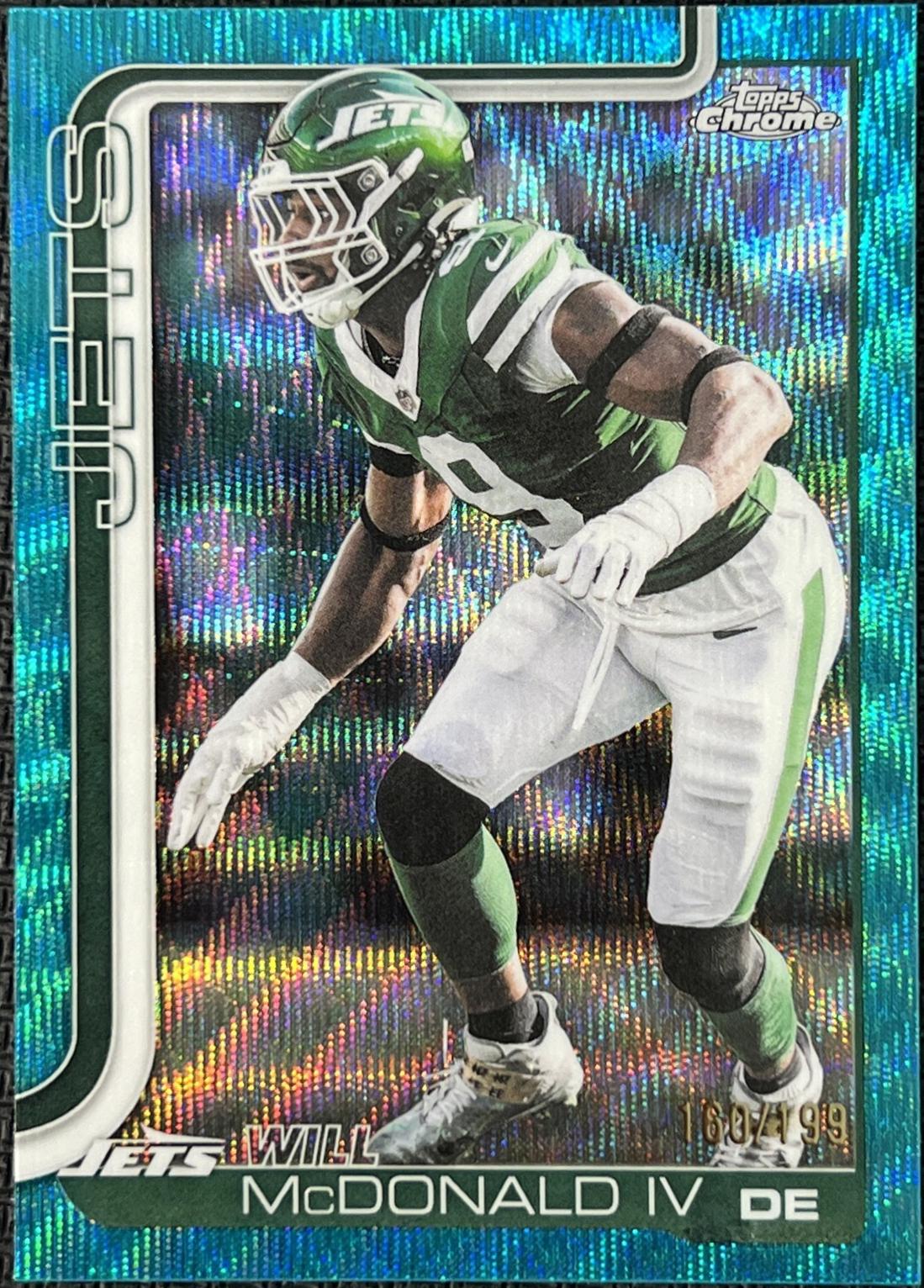 Will McDonald IV [Aqua Wave Refractor] #241