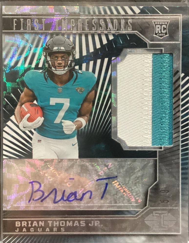 Brian Thomas Jr. [Sapphire First Impressions Autographed Memorabilia] #108