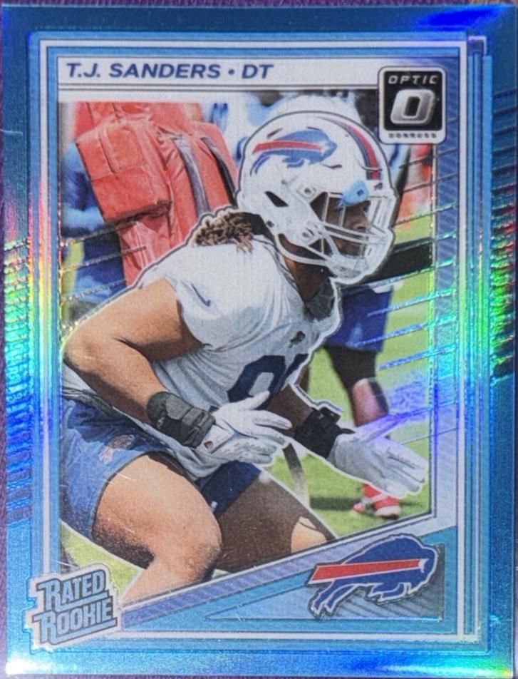 T.J. Sanders [Neon Blue] #226