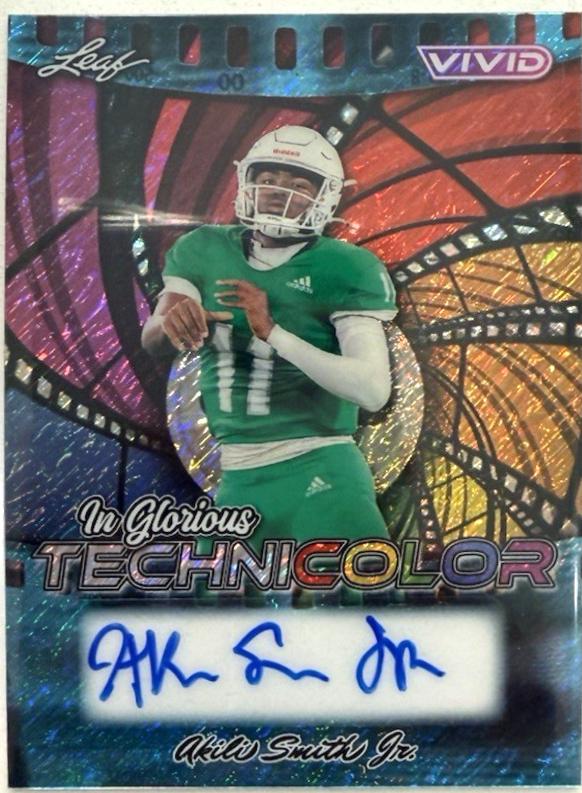 Akili Smith Jr. [Shimmer Teal] #GA-ASJ