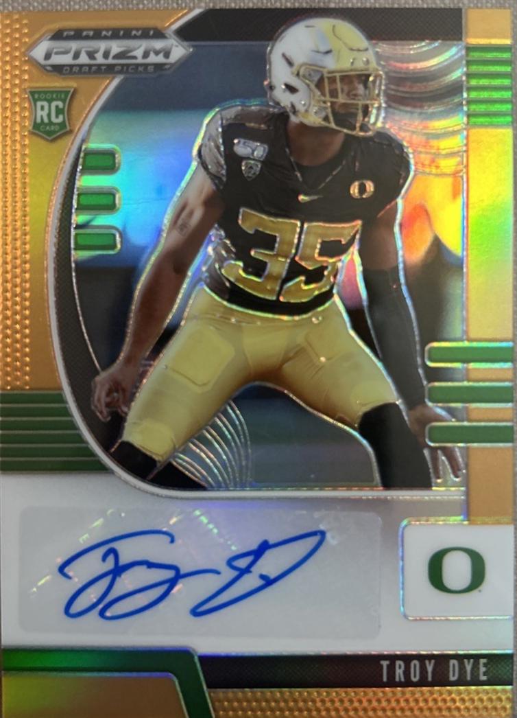 Troy Dye [Autograph Gold Prizm] #228