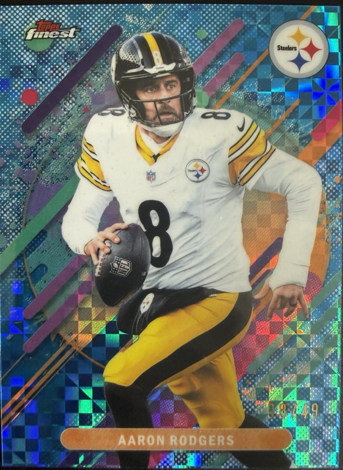 Aaron Rodgers [Blue X-Fractor] #246