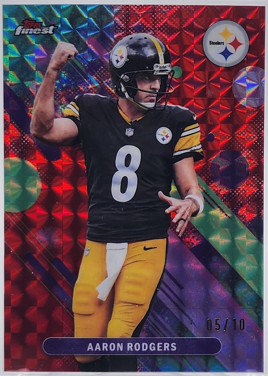 Aaron Rodgers [Red Geometric] #64