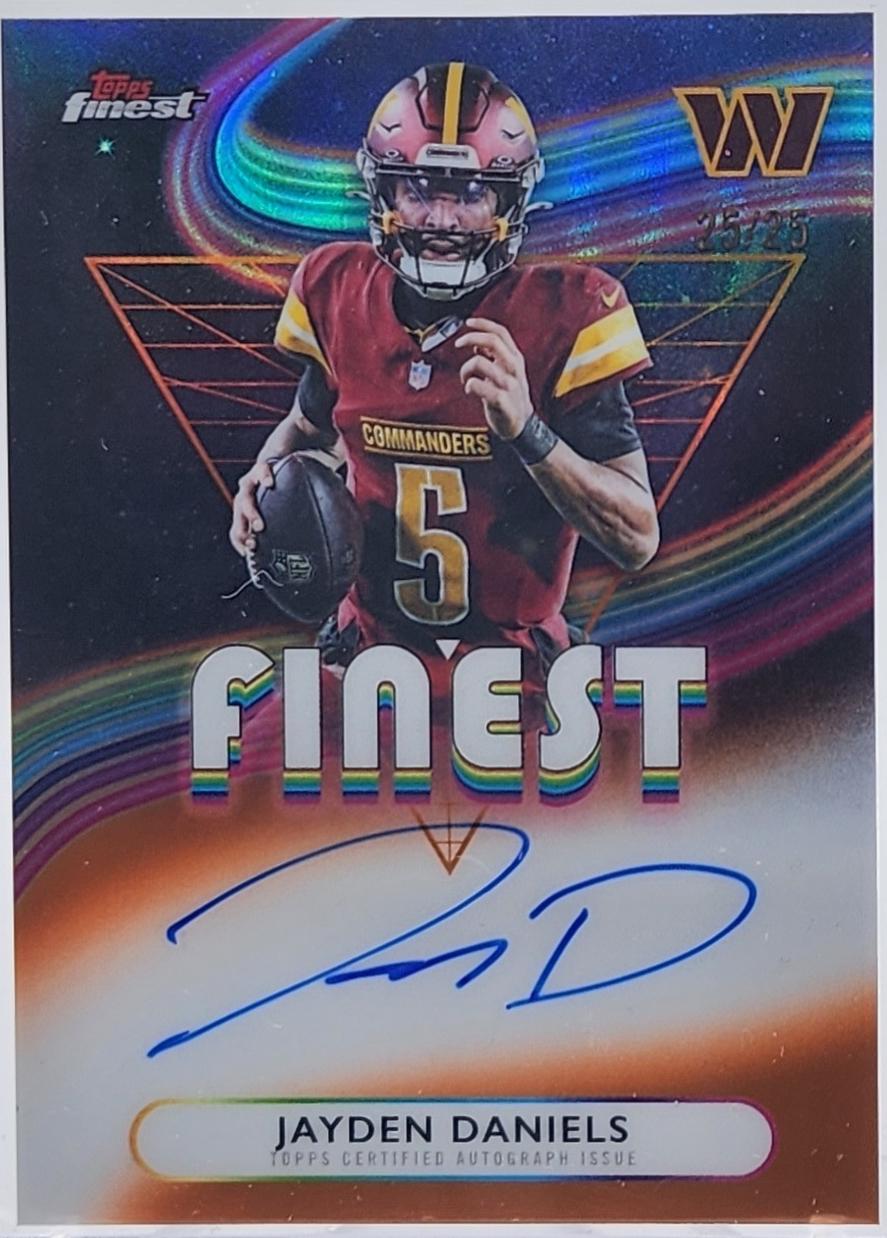 Jayden Daniels [Orange Refractor] #FA-JD