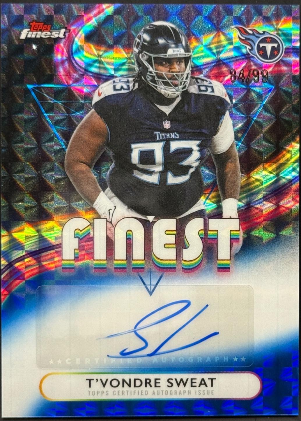 T'Vondre Sweat [Blue Refractor] #FA-TS